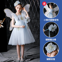 Frozen Elsa Princess Dress Summer Girls Dress Little Girl Queen Aisha Skirt Childrens Birthday Dress