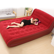 Household single double air bed thickened inflatable bed cartoon air cushion folding bed lazy bed inflatable tatami