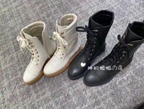 (Shenji sister) self-entry recommended 2021 autumn leather thick-soled Martin short boots Japanese