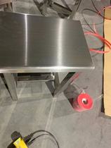 304 stainless steel small square stool workshop assembly line Restaurant canteen work stool bathroom Bath Bath small low stool custom