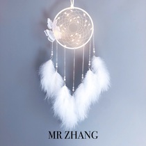  MR ZHANG original dream catcher lamp Dream butterfly night light Birthday girl pendant literary gift retro ins style