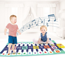 Double-row piano music blanket childrens puzzle early education music dance blanket foot electronic piano pedal non-slip boys and girls