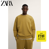 ZARA discount season] Mens loose profile sweatshirt round neck sweater 00761431510