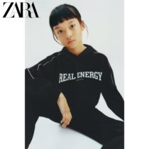 ZARA early autumn new childrens clothing girls SPORTY trim sweater 05507707800