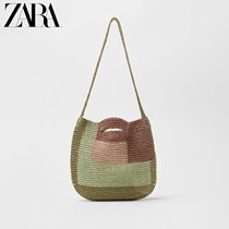 ZARA new childrens bag baby crochet knitted mesh shopping skew satchel 1553930030