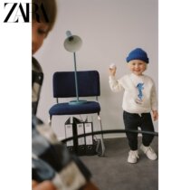 ZARA new baby boy animal pattern sweatshirt 03338068712