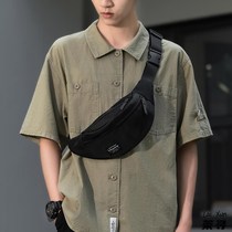 Japanese satchel mens trendy brand shoulder bag cross backpack sports shoulder bag ins tide small bag chest bag Japanese running bag g