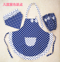 Full cotton parent-child suit childrens painting art game play house performance costume adult apron anti-dressing