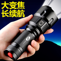 Flashlight Strong Light Long Shot Outdoor Super Bright Rechargeable Military Special Durable Xenon Small Portable Household Multifunctional