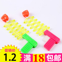 Tricky creative fist magic spring gun after 70 after 80 classic nostalgic childrens toys