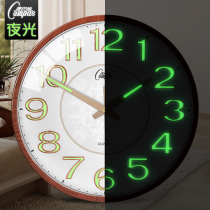 Combus luminous mute wall clock living room simple fashion bedroom clock Wall watch modern creative quartz clock