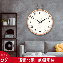 Combus living room mute wall clock Nordic home clock Wall watch modern creative personality fashion modern quartz clock