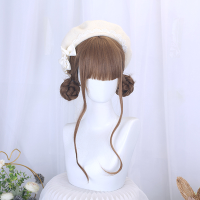 taobao agent Lolita styling wig rolled hair daily hair, marrying long curl long curly hair Lolo tower wig full set