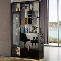 Light luxury porch cabinet decoration living room partition cabinet wine cabinet double-sided shoe cabinet screen cabinet locker post-modern hall cabinet
