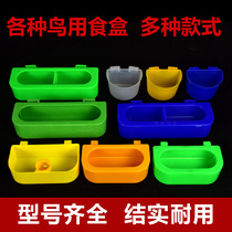 Pigeon supplies equipment semi-round hanging box splash-proof trough bird slot multi-purpose food box pigeon trough pigeon cage accessories