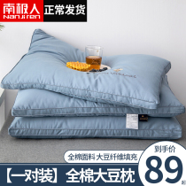Antarctic pillow single male summer hotel cervical spine to help sleep dormitory pillow a pair of household summer whole head