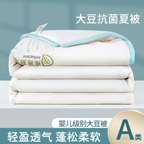 Class A antibiotic-resistant soy fiber summer quilted by double thin Quilt Spring Autumn Air Conditioning by students Single summer Summer cool quilt 3