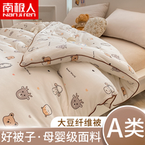  Antarctic winter class A thickened warm soybean fiber quilt quilt core student dormitory single summer cool quilt spring and autumn