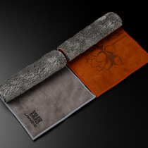 Jinge absorbent tea towel thickened tea cloth cotton linen kung fu tea set tea ceremony accessories tea pad cloth