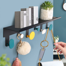 Wall rack hanging door back storage adhesive hook Wall wall hanging non-perforated bag key clothes Cap hook hanger