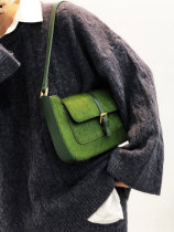 Muchuanka niche retro horsehair shoulder underarm bag 2021 Tide Brand Designer Joker Bacre Bags Hand bag