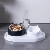 Cat Bowl Twin Bowl protection Cervical Cat Basin Cat Food Basin Water Bowls Rice Bowls Rice Cat Food dog bowls Slow Food Bowls Dogs Cat supplies
