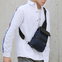 100 Hitch Chest Pack Backpack Fashion Men Skew Satchel Casual Korean Version Single Shoulder Small Square Bag Trendy Nylon Bugbag Cover Style