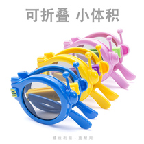 Robot soft silicone childrens 3D glasses Cinema with REALD circular polarized cinema hall children folding 3D glasses