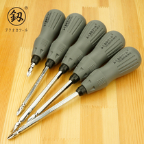 Fukuoka Wukong brand dual-use screwdriver household maintenance double-headed cross word screwdriver screwdriver correction cone Electrical tools