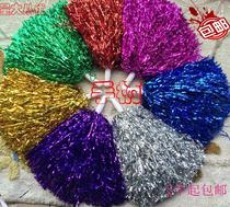 Kindergarten primary and secondary school students cheerleading flower ball cheerleading team color ball hand flower holding flower school sports meeting props