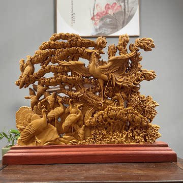 百鸟朝凤摆件-百鸟朝凤摆件促销价格、百鸟朝凤摆件品牌- 淘宝