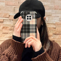 Huawei Mate30 mobile phone shell retro lattice mate30epro small lambskin mate20pro mobile phone cover full package mate20 silicone gel soft shell personality new ins wind