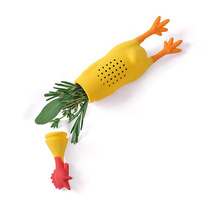 Silicone Screaming Chicken Cuisine Bag Spice Box Seasoning Container Kitchen Small Tool Color Box