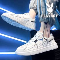  Playboy mens shoes summer breathable board shoes mesh thin casual sports trend white shoes mens all-match trendy shoes