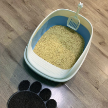 Cat litter basin Semi-closed anti-splash cat toilet kittens oversized deodorant Extra-large cat shit basin Cat toilet supplies