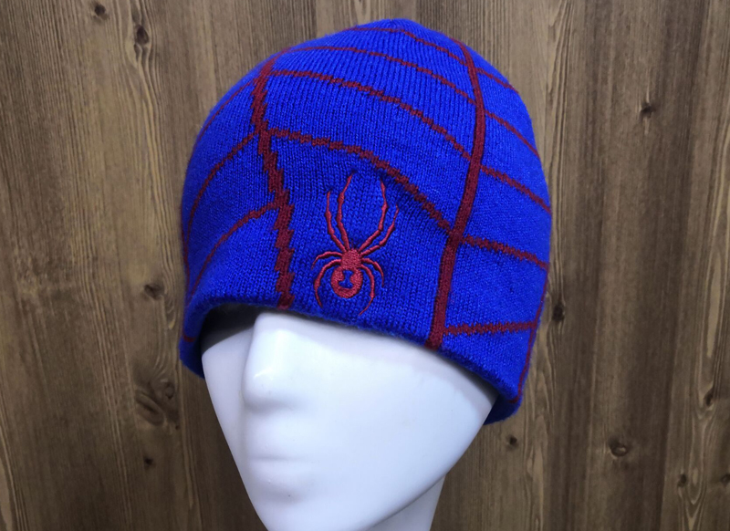 Single top NCAA University of Richmond Blue and red contrast wool warm knitted cold hat 18-15