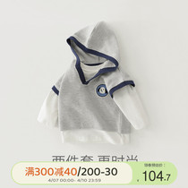 Boy Machia necropolis Two outfits wearing baby clothes Childrens suit Spring and Autumn Ocean Gas Baby Spring Clothes Out