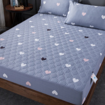 Pure cotton padded cotton bed single piece cotton non-slip fixed mattress cover bed cover Simmons protective cover