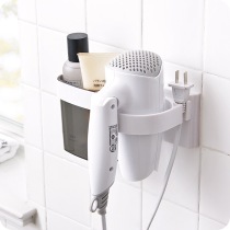 Toilet non-perforated blower rack bathroom wall-mounted blower hanger Hair Dryer rack