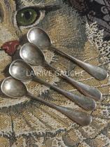 French homegrown antique silver spoon 4 sets of seasoning spoon coffee spoon