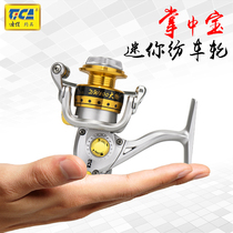 Didine Fish Wire Wheel DW800 Mini Spinning Wheel Road Subfishing Wheel Full Metal Head Small Palm Treasure Ice Fishing Rod