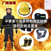 02 fire suit suit fire fighting suit flame retardant suit firefighter fire protection clothing five sets