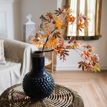 Culvert Emulation Red Maple Leaf Family Residence Decoration Living Room Flower Arrangement Silk Flowers Maple Maple Leaf Fake Flower Dry Flower Flower Art Pendulum