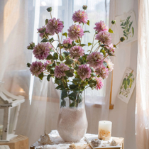 Culvert Great Lihua Emulation Flower Upscale New Living Room Multicolored Dining Table Flower Decoration Flower Arrangement Silk Flower Pendulum Pieces Fake Flowers