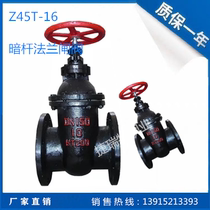 Z45T-16 10 non-rising stem gate valve cast iron flange gate valve DN50 100 150 300 250 125 200