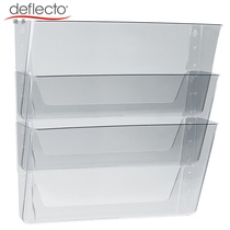 Dido a4 hanging wall information shelf wall-mounted documents acrylic display shelf A5a6 newspaper propaganda single page flyer box