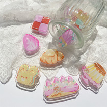 Older Lolita original baking store bag dessert Acrylic hand account clip Photo clip Bill clip Message clip