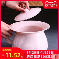 Simple urinal plastic spittoon thickened childrens potty urinal adult urinal with lid for men and women household toilet