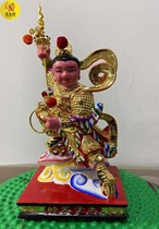 Nezha statue Nezha wood sculpture 30cm Nezha wood sculpture