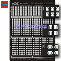 (Whale) 350003 1 350 Ship model universal punch ladder (with positioning plate)Multi-style